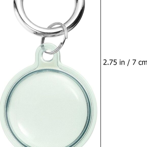 2 Pcs Wear-Resistant Portable Case TPU Cover Storage Box Key Ring Accessory - Picture 2 of 15